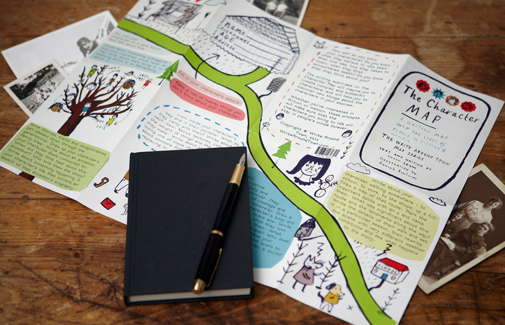 Writing Prompt Map The Character Map: A Writing Map into the Lives of People in Fiction a ...