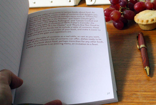 The Writing Notebook: FOOD