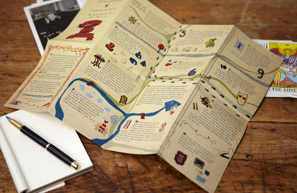 Writing Map with Creative Writing Prompts
