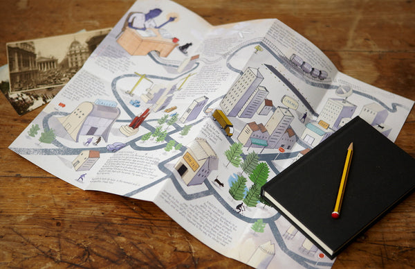 Writing Map with Creative Writing Prompts