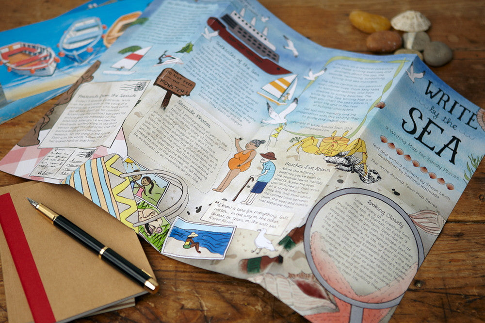 Writing Prompt Map Write by the Sea: A Writing Map for Sandy Places – Writing Maps ...
