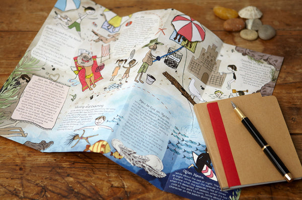 Writing Prompt Map Write by the Sea: A Writing Map for Sandy Places – Writing Maps ...